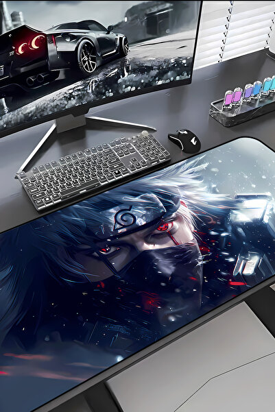 Charmbi Kakashi Naruto Procontrol Mouse Pad 30X70 Gaming Mousepad Non-Slip So...