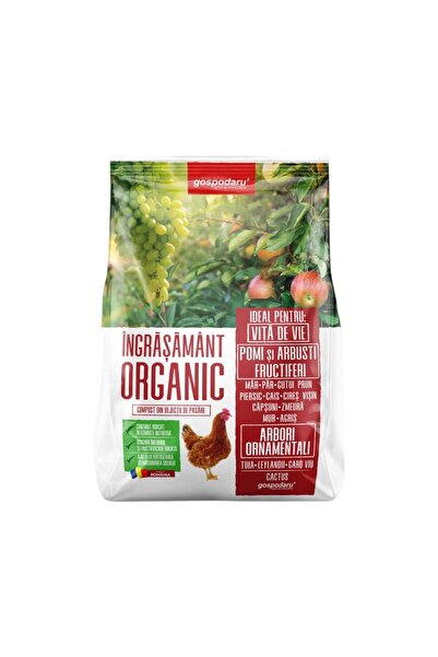 Gospodarul Ingrasamant bio pentru vita de vie / pomi / arbusti fructiferi, 9 ...