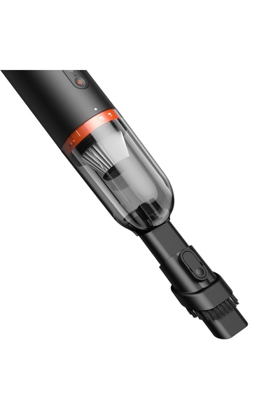 Baseus Aspirator auto fără fir 6000Pa Type-C, autonomie baterie 30 min, rezervor praf 120ml, 80W, Negru