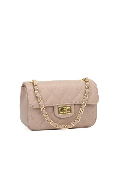 Posete Fagaras Baby Ruby Leather Purse - Powder Pink, Casual Bag Made of Genu...