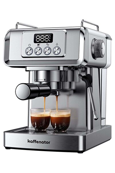 kaffenator Espresso Machine 20 Bar with Milk Frother Steam Wand, Professional...