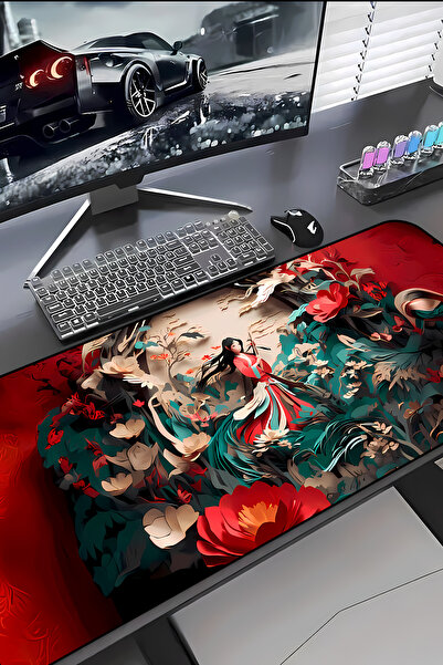 Charmbi Mulan Procontrol Mouse Pad 30X70 Gaming Mousepad Non-Slip Sole Large ...