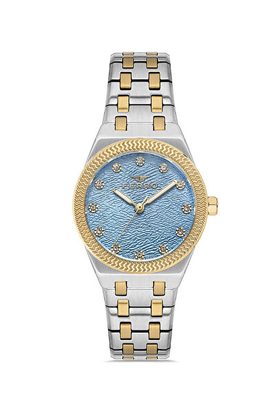 FERRO Silver Steel Cord Women's Wristwatch Fl40146A-D3 3Atm Waterproof 2-Year...