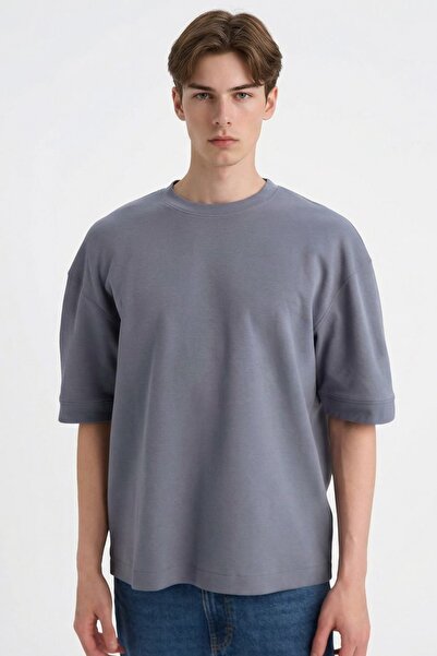 DeFacto Bărbați tricou B4844AX/GR504 GRI