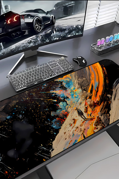 Charmbi Interstaller Procontrol Mouse Pad 30X70 Gaming Mousepad Non-Slip Sole...