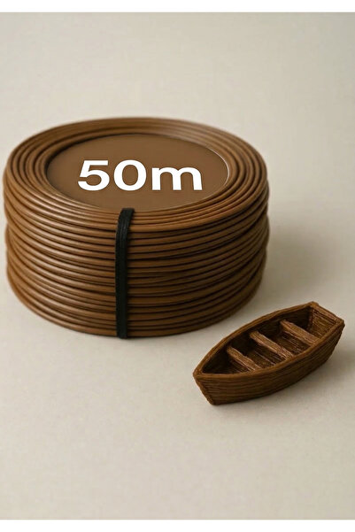 Alseka 3D Kalem Yazıcı Için 50 Metre Kahverengi Pla Filament