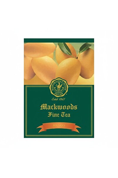 Mackwoods Tea شاي أسود بنكهة المانجو اللذيذة، مفرد إستيت، في 25 كيس شاي مغلف ...