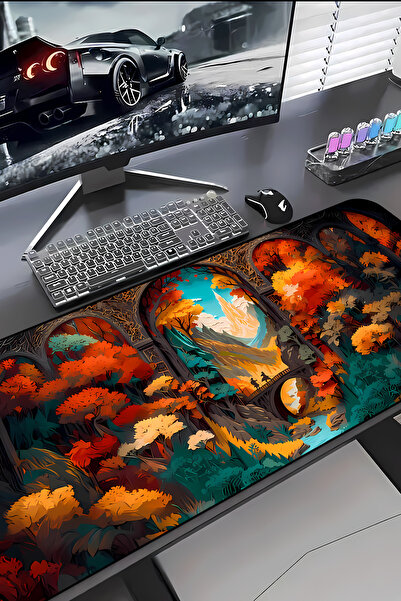 Charmbi Middle Earth Procontrol Mouse Pad 30X70 Gaming Mousepad Non-Slip Sole...