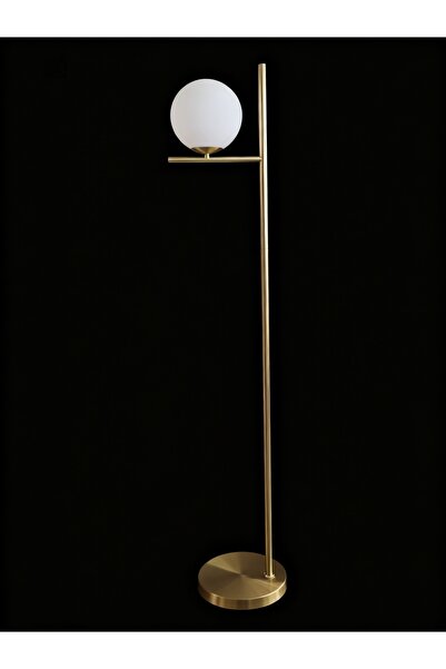 X-light Modern metal floor lamp + glass lampshade. Height 150 cm.