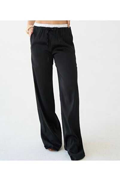Serpirella Butik Zr Equivalent Elastic Waist Pants