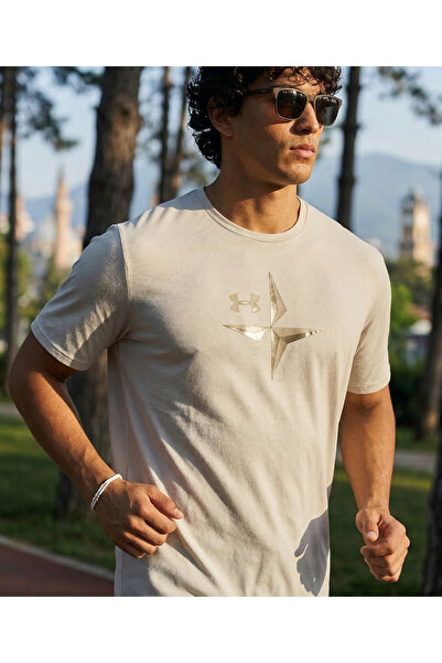 Under Armour Ua Explor Graphic Ss Men's Casual T-Shirt White