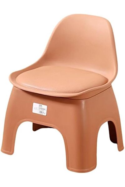 Arabest Thickened Plastic Backrest Stool for Garden Outdoor, Sturdy, Smooth E...