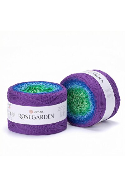 Yarnart روز جاردن - خيط حياكة يدوي مصبوغ EBRULI-343
