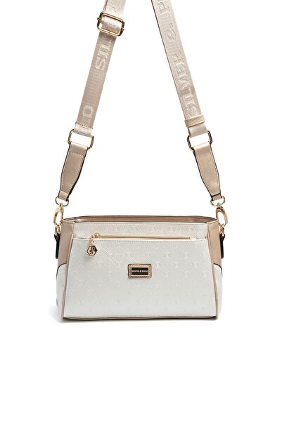 Silver Polo Silver & Polo Sp1273 Women's Crossbody Bag Logo -S.Nut