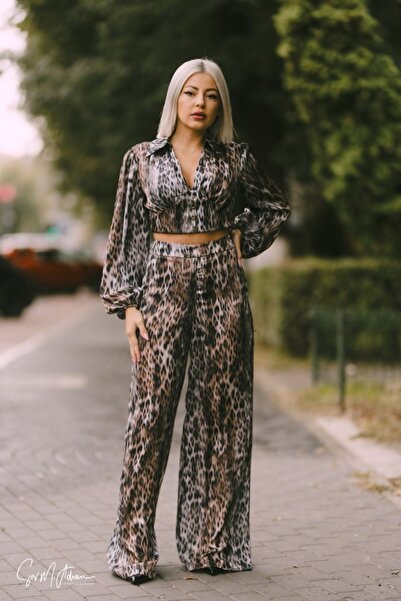 Angy Fashion "Wild Diva" Set - Shirt and pants with animal print Si...