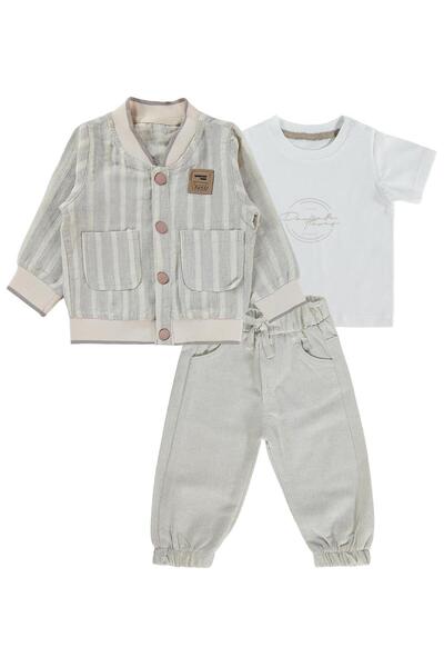 Concept. Concept Jacketed 3-Piece Set for 6-18 Months - Beige 18-24 Months
