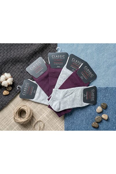 Anemore Collection 6 Pieces Women's and Men's Short Socks