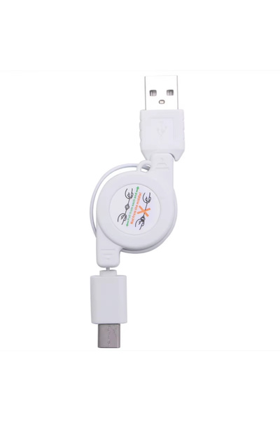 Alfais 6022 Usb To Type C Erkek Şarj Ve Veri Aktarım Kablosu Makaralı 75cm
