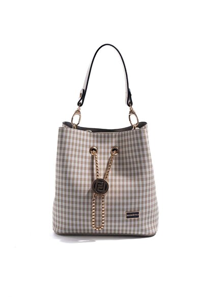 Silver Polo حذاء سيلفر آند بولو SP967 للسيدات حقيبة عابرة للجسم قماش منقش لاي...