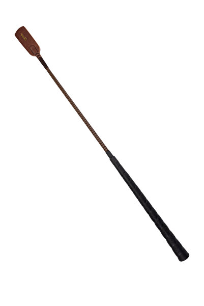 Tattini Unisex Hakiki Deri Kahverengi Binici Kırbacı Aksesuar