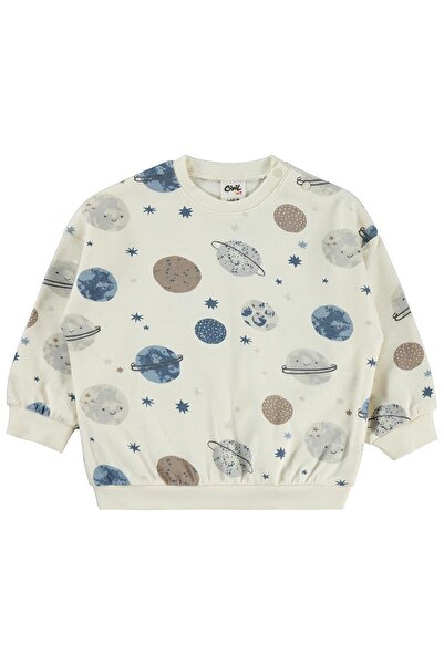 Civil Baby Hanorac Gezegen Empirme pentru 6-18 luni - Ecru