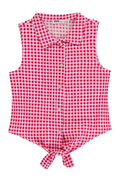 Civil Girls Gingham 2-5 Years Old Shirt - Red 2-3 Years Old