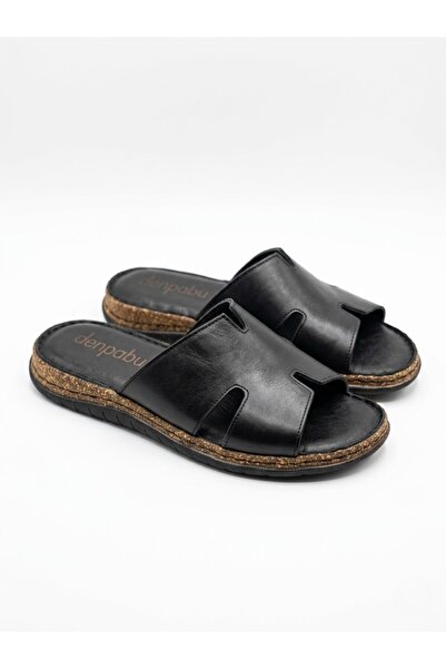 Deripabuc Genuine Leather Male Leather Slipper Mrd27-0001