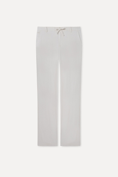 Mudo Textured Slim Straight Fit Pants