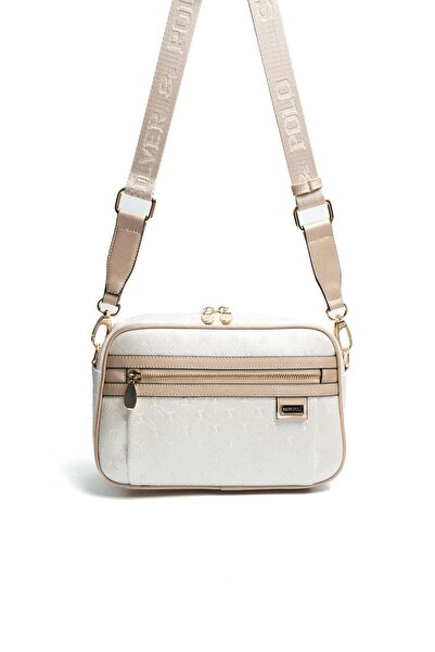 Silver Polo Silver & Polo Sp1280 Women's Crossbody Bag Logo -S.Nut