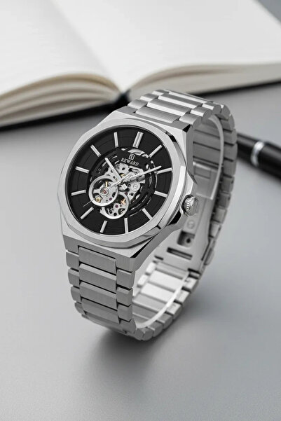 Reward Automatic Mechanism Skeleton Dial Men's Wristwatch