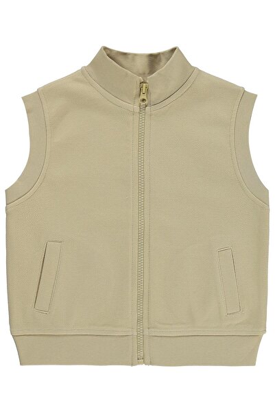 Civil Boys Piqué 2-5 Years Vest - Beige 2-3 Years