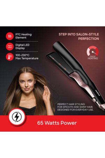Sanford 65 W Infrared Hair Straightener with Digital Display