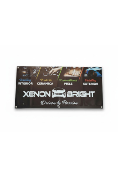 Xenon Bright Banner pentru ateliere de detailing, 60x120cm
