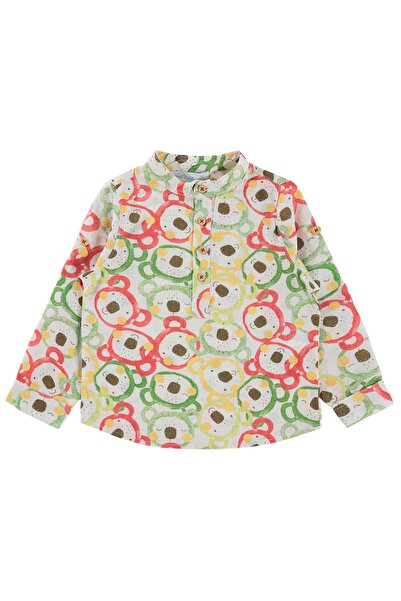 ZEYNEVA قميص تيمو للرجال بطبعة الكوالا للأعمار من 2-5 سنوات - أخضر