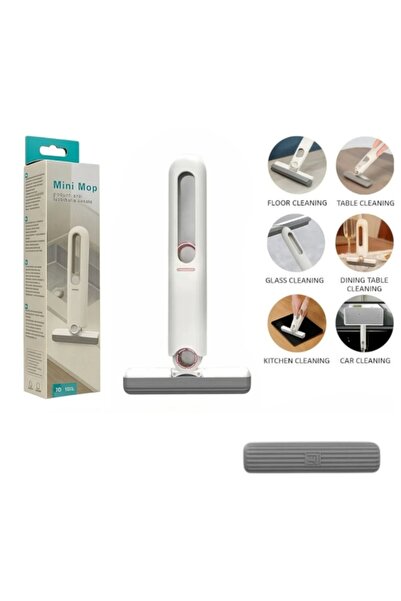 MOP Mini Handheld 29x12cm with Foldable Sponge – Quick Cleaning for Surfaces