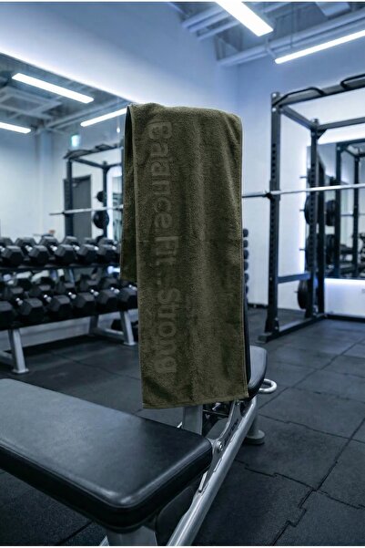 Anılsan Bfs Khaki Sports Towel 30X120 %100 Cotton - High Absorbency, Lightweight