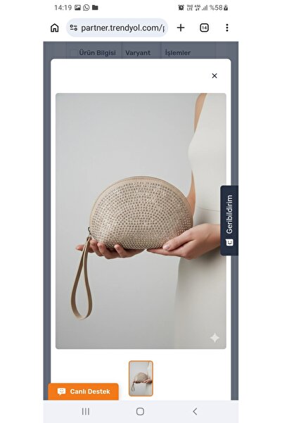 Merdiven6 Tasli Clutch Bag