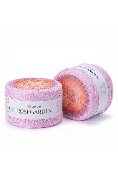Yarnart روز جاردن - خيط حياكة يدوي مصبوغ EBRULI-330