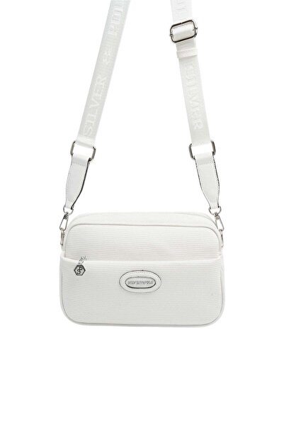 Silver Polo Silver & polo sp1267 women's Crossbody Bag honeycomb white-white