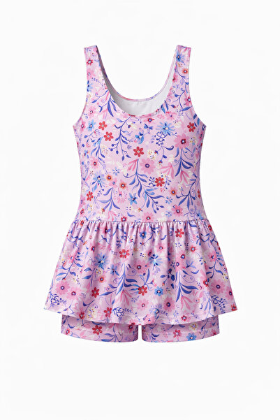 İYİBU Rochie de baie pentru fete Model cu pantaloni scurți cu model Costum de...