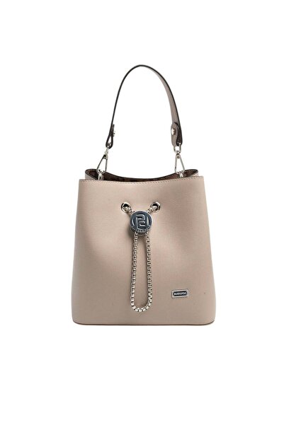 Silver Polo Silver & Polo SP967 المرأة حقيبة عابرة للجسم البيج الداكن العادي-...