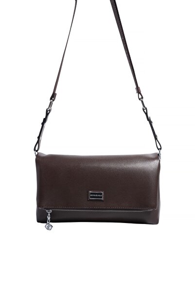 Silver Polo حذاء سيلفر آند بولو SP1278 نسائي حقيبة عابرة للجسم بني فاتح