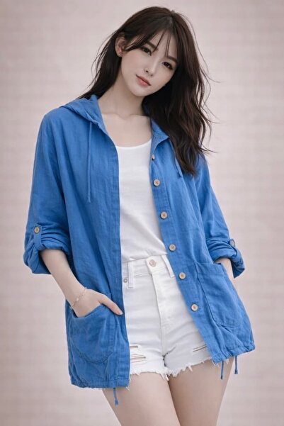 bb butik basic Women's Muslin Jacket Tr3435