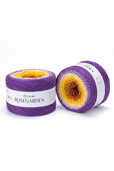 Yarnart روز جاردن - خيط حياكة يدوي مصبوغ EBRULI-338