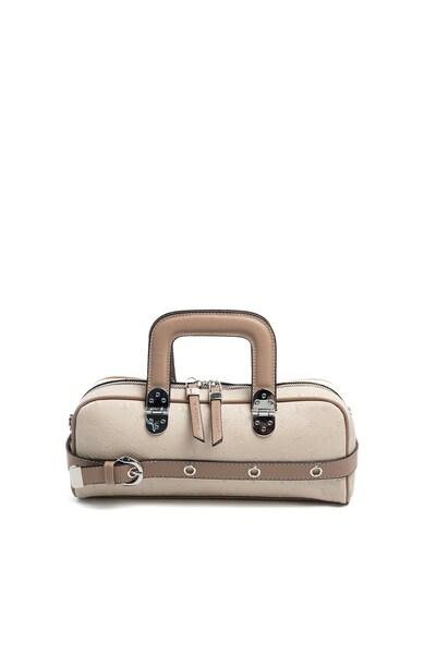 Silver Polo Silver & Polo SP1258 Γυναικεία Τσάντα Χειρός Fashion Beige-Latte