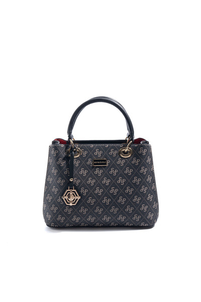 Silver Polo Silver & polo sp1272 women's Clutch Bag monogram smoke-black