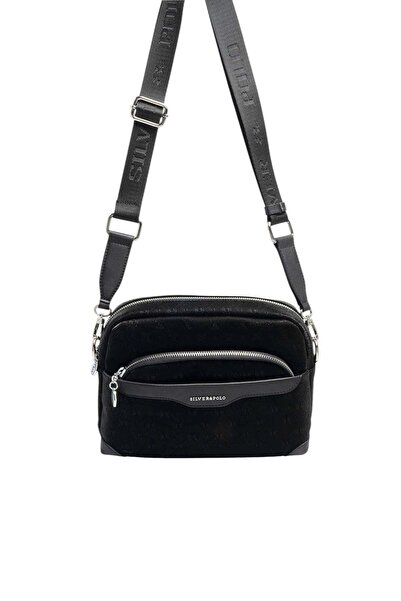 Silver Polo Silver & Polo SP1201 Moda Femei geantă crossbody Negru-Negru