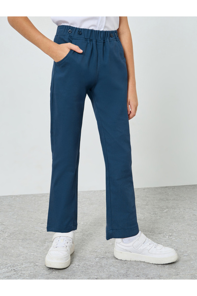 Styli Boys Cotton Blend Straight Leg Pants