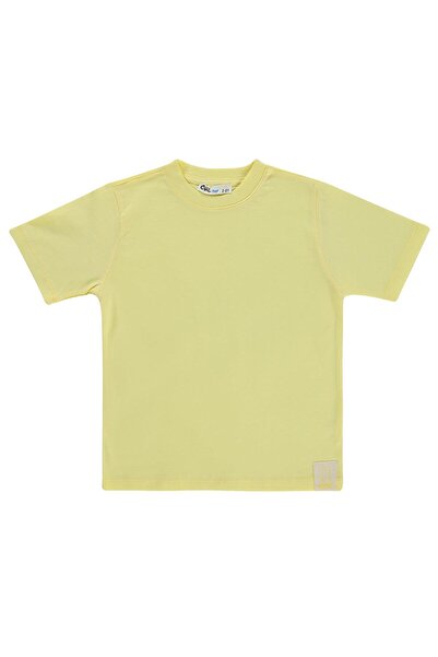 Civil Boys Basic Surf Label T-Shirt for 2-5 Years - Yellow 4-5 Years