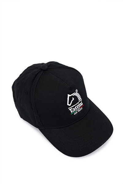Tattini Unisex υφασμάτινο μαύρο καπέλο μπέιζμπολ